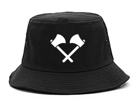 2 Ax Fireman Logo Mens Bucket Hat