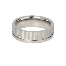 7mm Patterned Titanium Ring