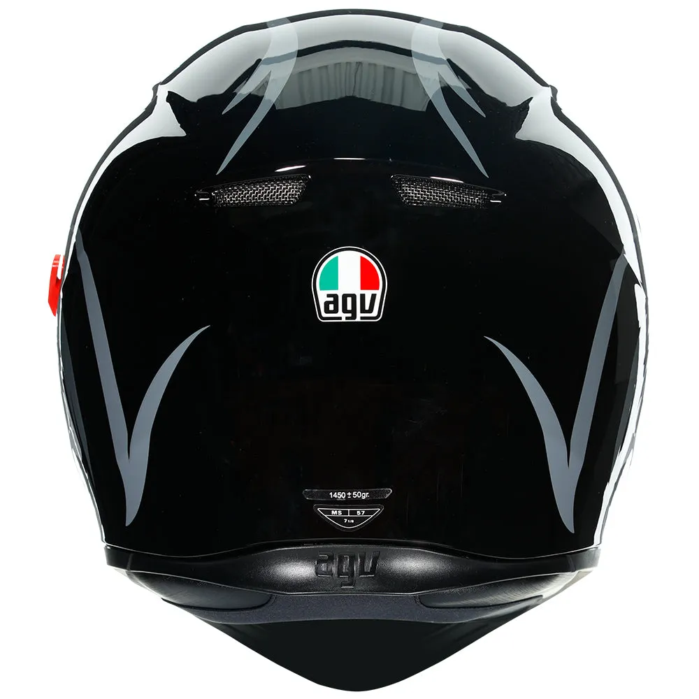 AGV K3 SV [ANGRY BLACK]