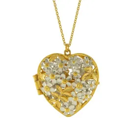 Alex Monroe Posy Bloom Bee Locket Pendant