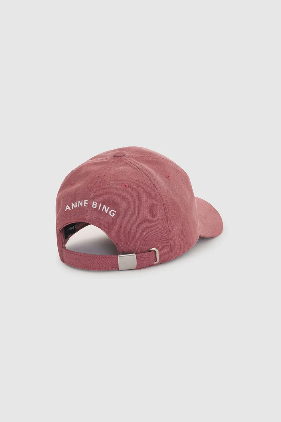 Anine Bing - Jeremy Baseball Cap University Paris in Washed Faded Terracotta