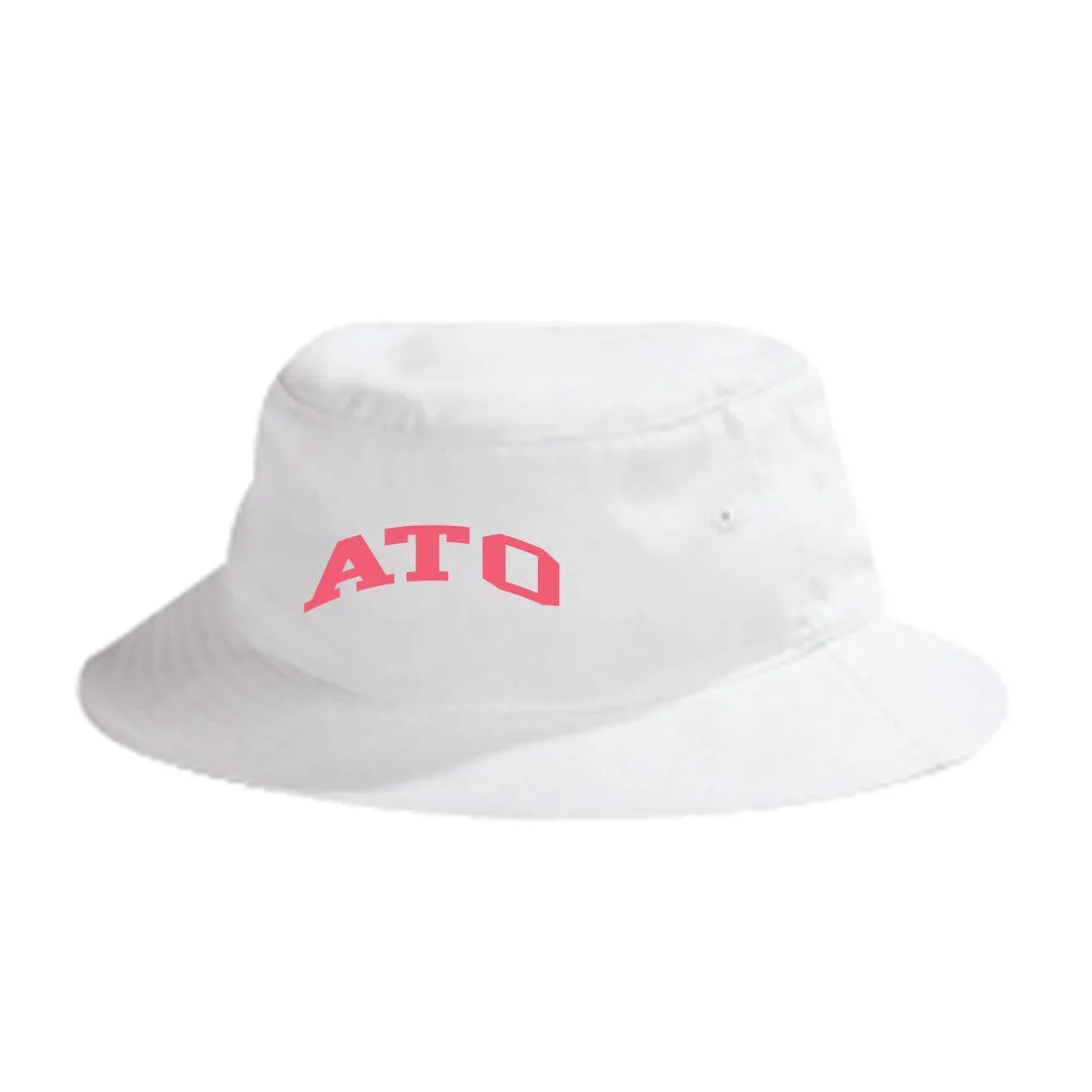 ATO Beach Day White bucket hat