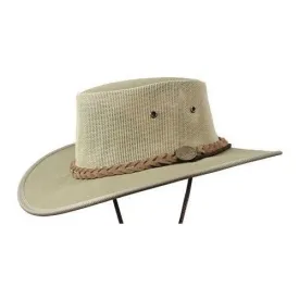 Barmah Canvas Drover Foldaway Hat