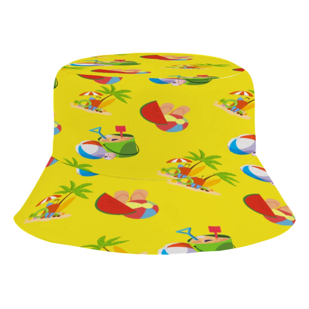 Beach goods Children's Fisherman's Hat, Sun Protection Casual Style Wide-Brimmed Fisherman's Hat