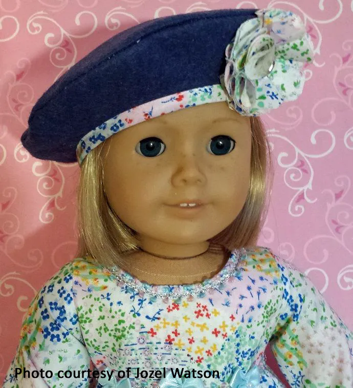 Beret 18 Inch Doll Sewing Pattern