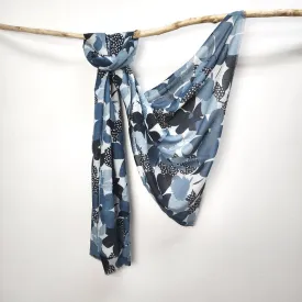 Blue Flower Scarf