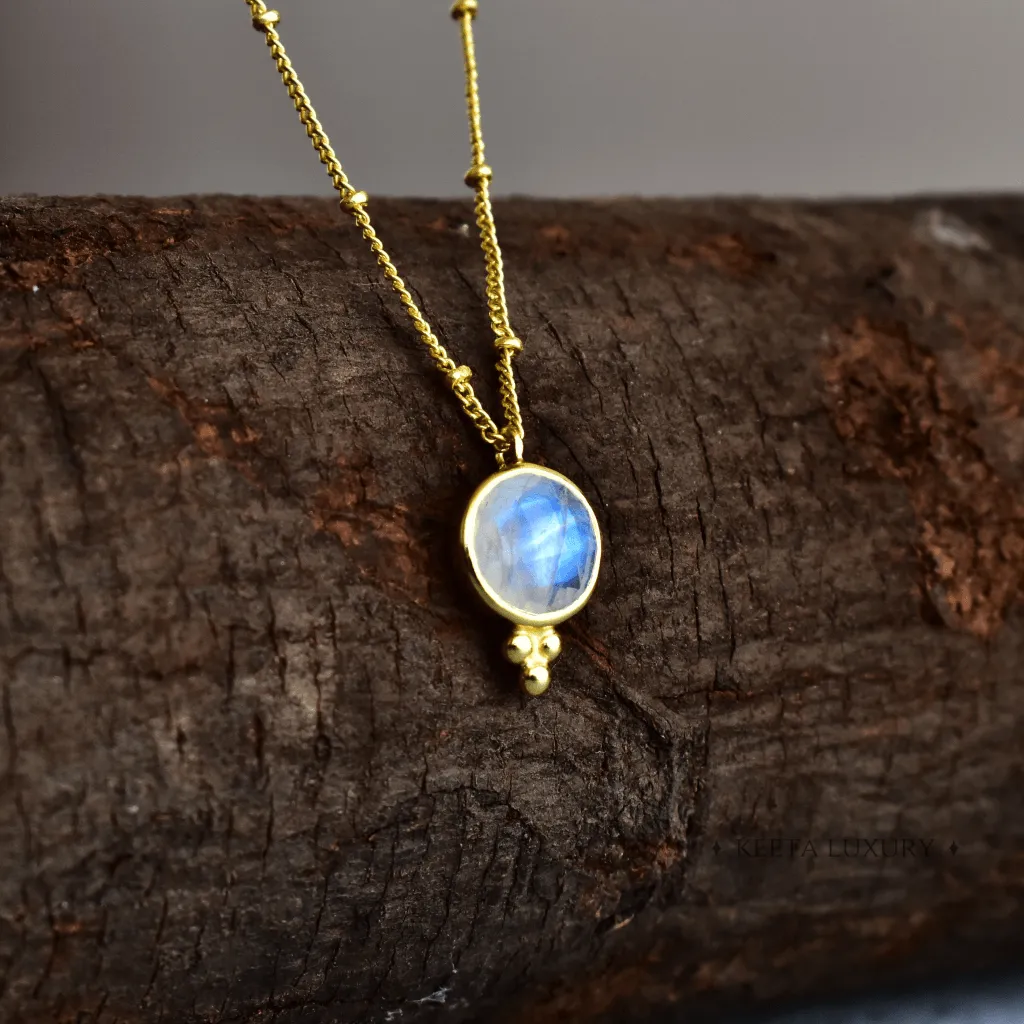 Bohemian-inspired - Moonstone Necklace