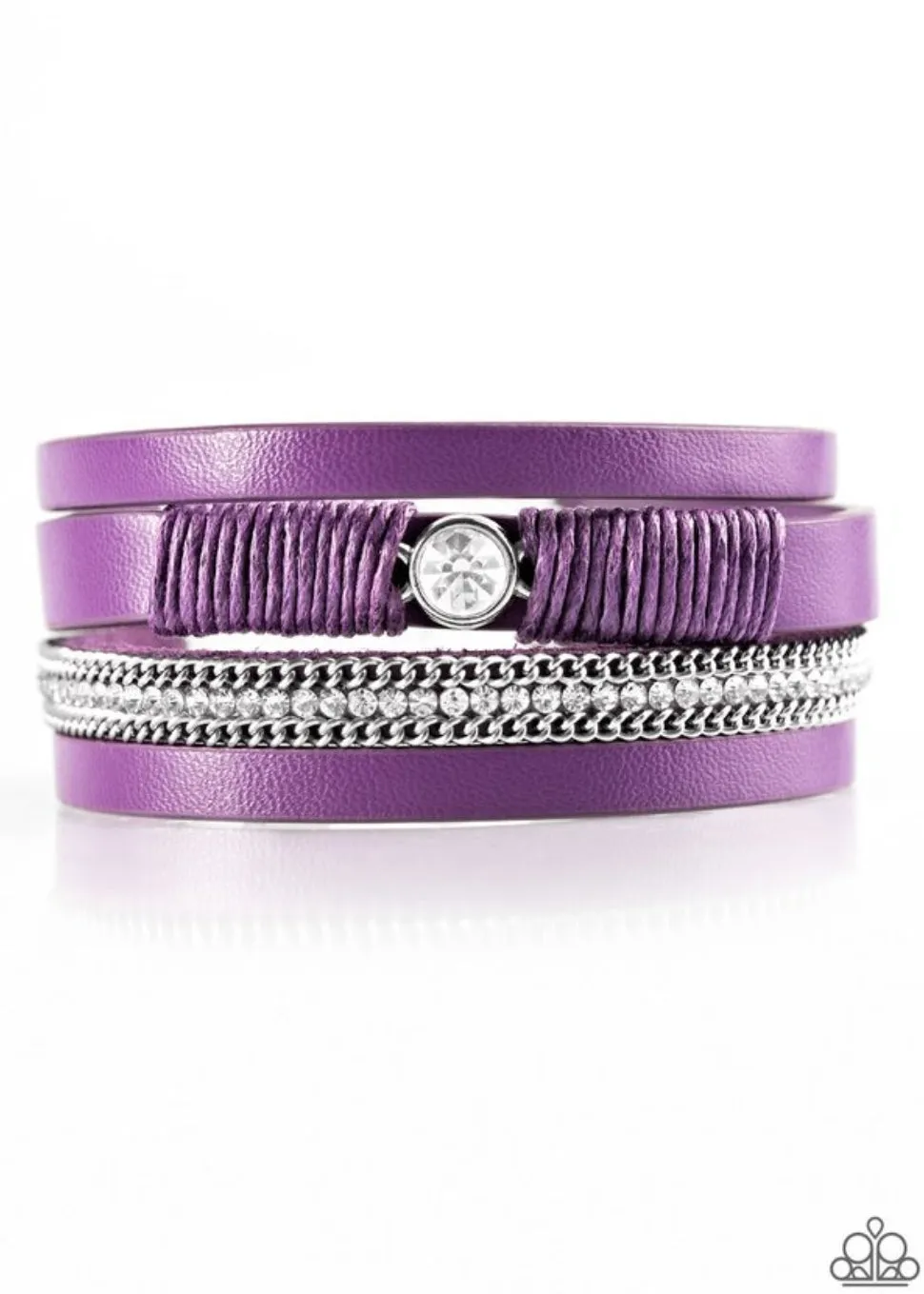 Catwalk Craze Purple Urban Bracelet - Paparazzi Accessories