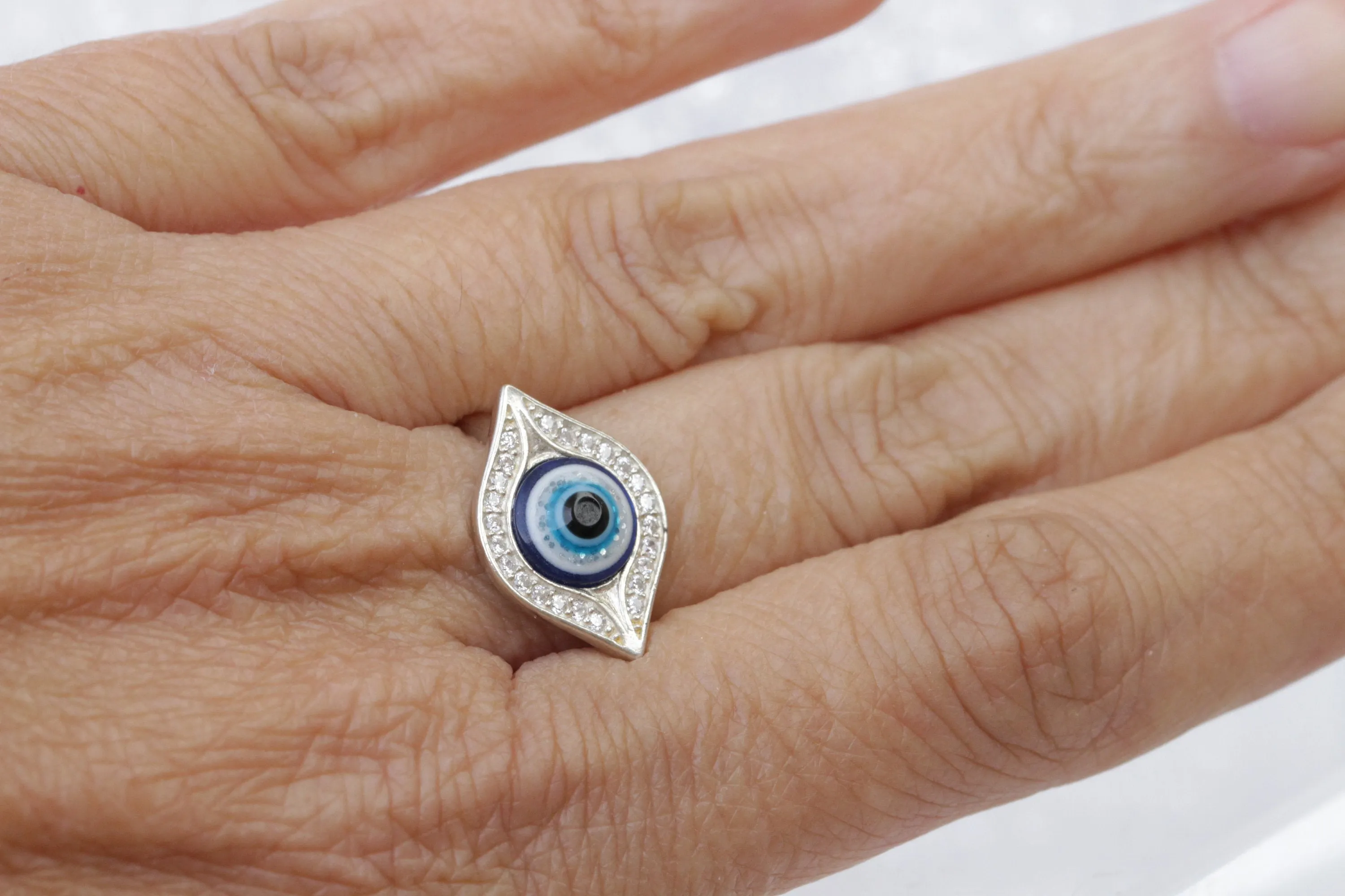 EYE SILVER RING