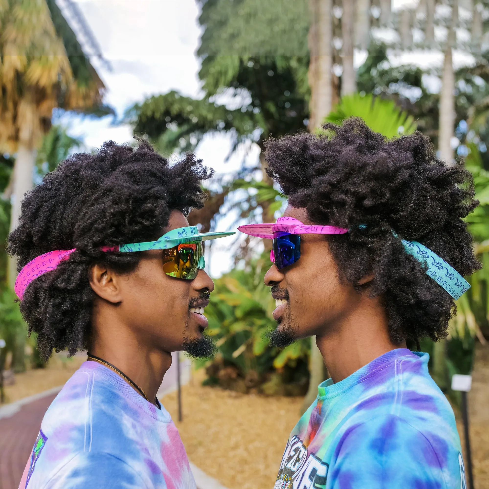 Gecko Hawaii Petro Pink - Visor Shades