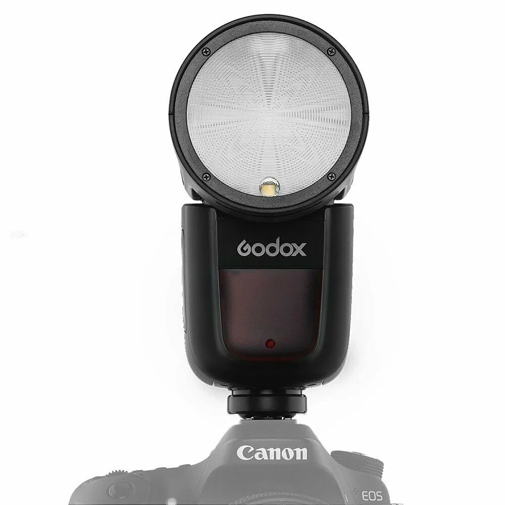 Godox V1-C Round Head Li-ion E-TTL HSS Master Speedlight Flash for Canon (NO BATTERY, NO CHARGER - DEMO STOCK)