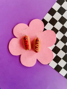 Henry | Hot Dog Polymer Clay Earrings