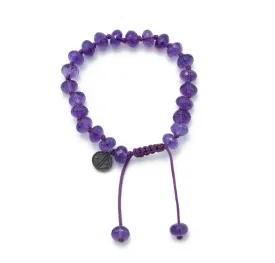 Joseph Brooks Faceted Amethyst Bracelet