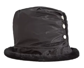 Ladies Nylon Bucket Hat in Black by UGG