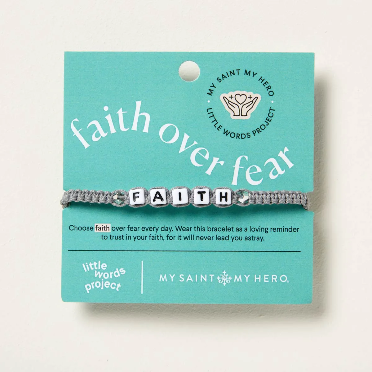 Little Words Project and My Saint My Hero Faith Bracelet