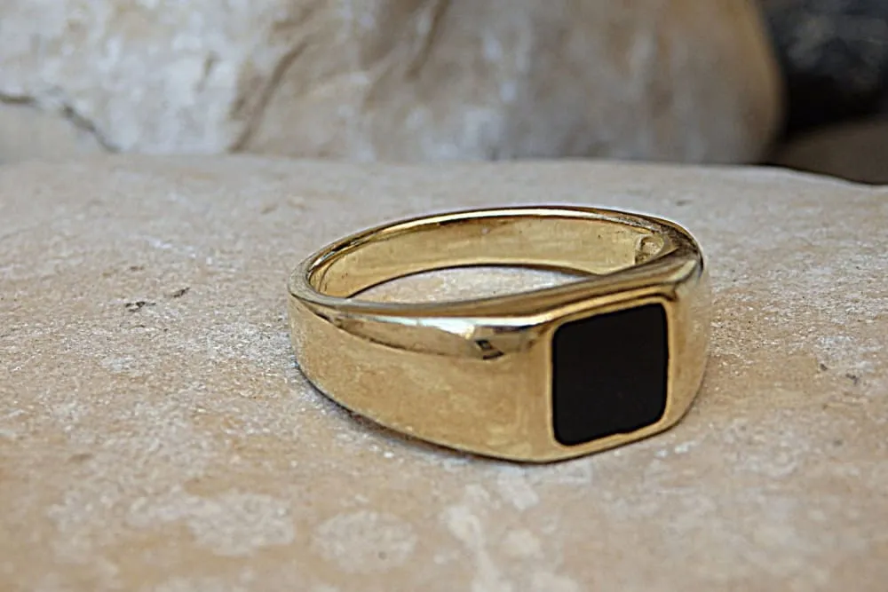 Onyx Signet Ring