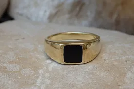 Onyx Signet Ring