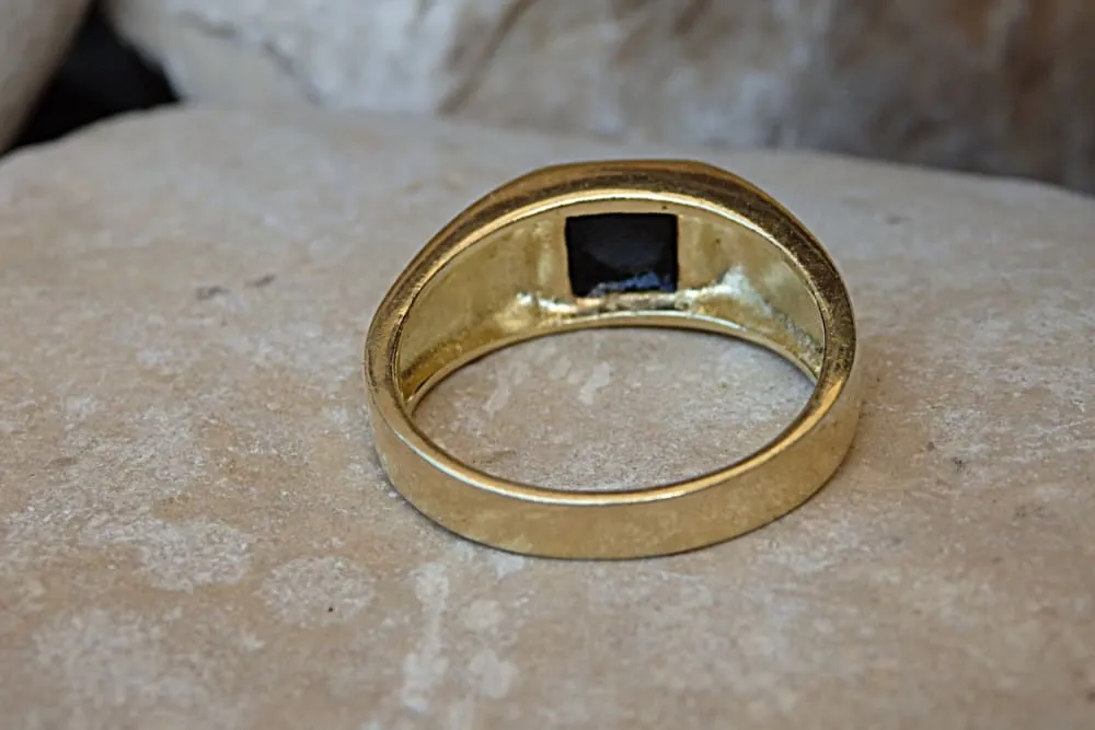 Onyx Signet Ring