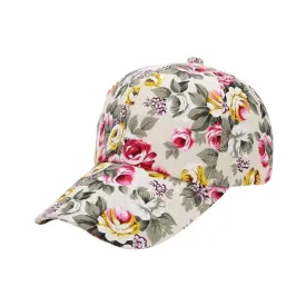 Pre Order:  Floral Cloth Duck Bill Baseball Cap