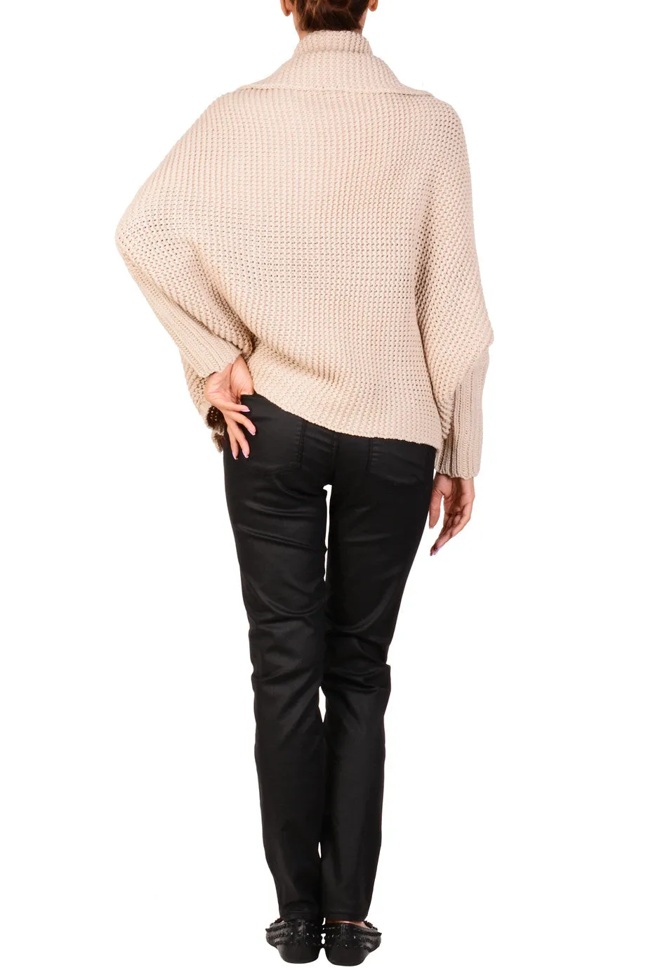 SHANTI Beige Wool Cardigan