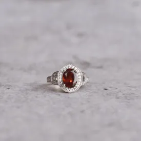 Timeless Romance - Garnet Ring