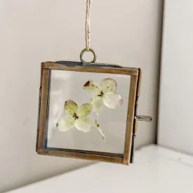 Tiny Distressed Brass Photo Frame 5cm