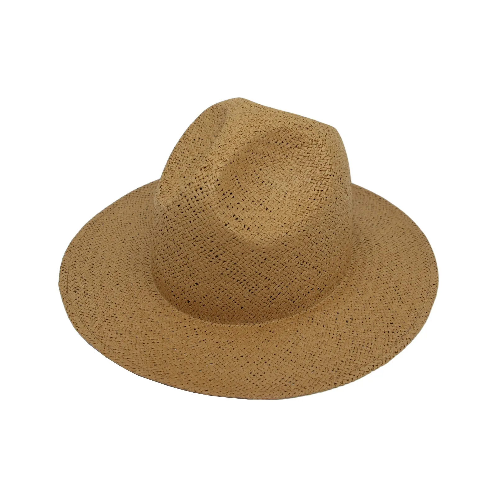 Wide Brim Fedora Panama Hat Straw Cool Summer Beach GN61333