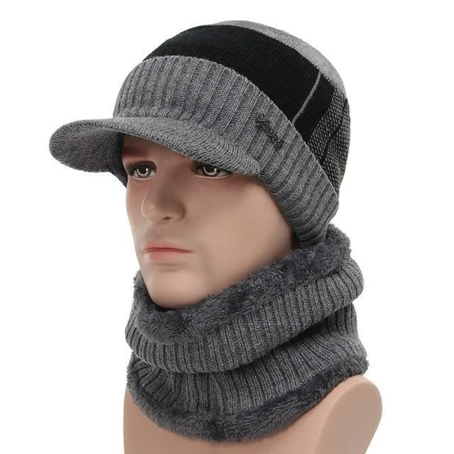 Winter Hats For Men Skullies Beanie Hat Balaclava Mask Gorras Bonnet Knitted Hat