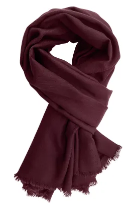 Wool Scarf ACCENT Burgundy